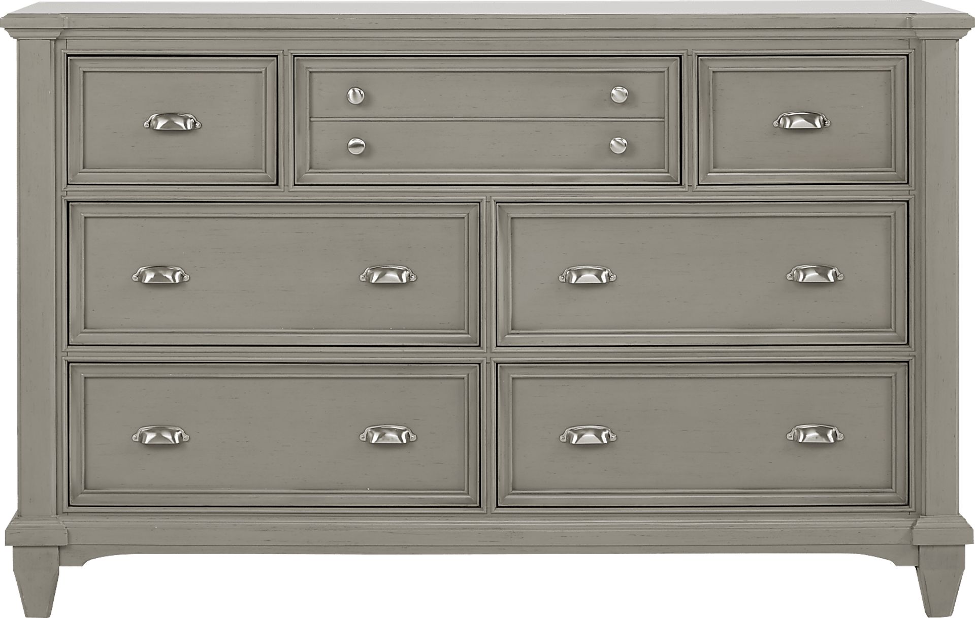 Hilton Head Gray 7 Pc Queen Storage Bedroom - Image 6