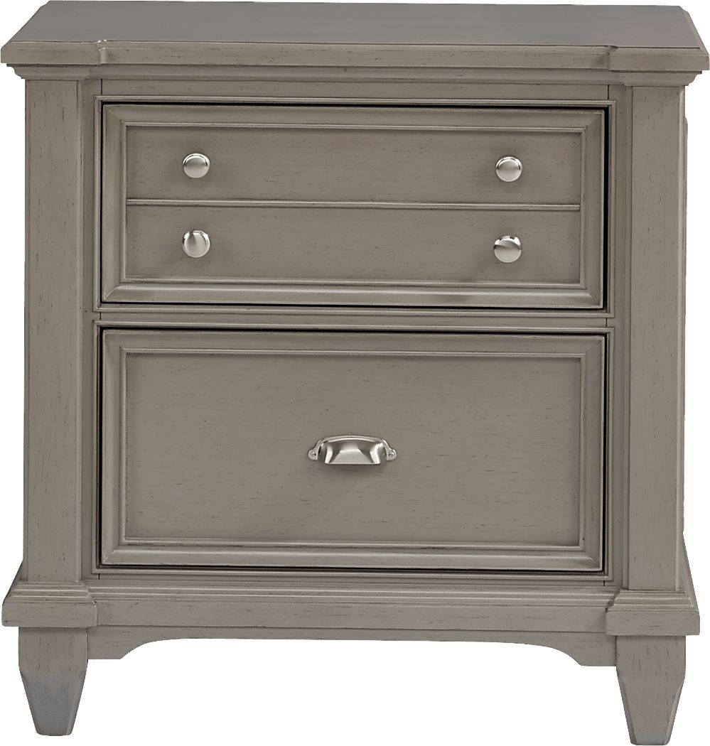 Hilton Head Gray Nightstand Rooms To Go