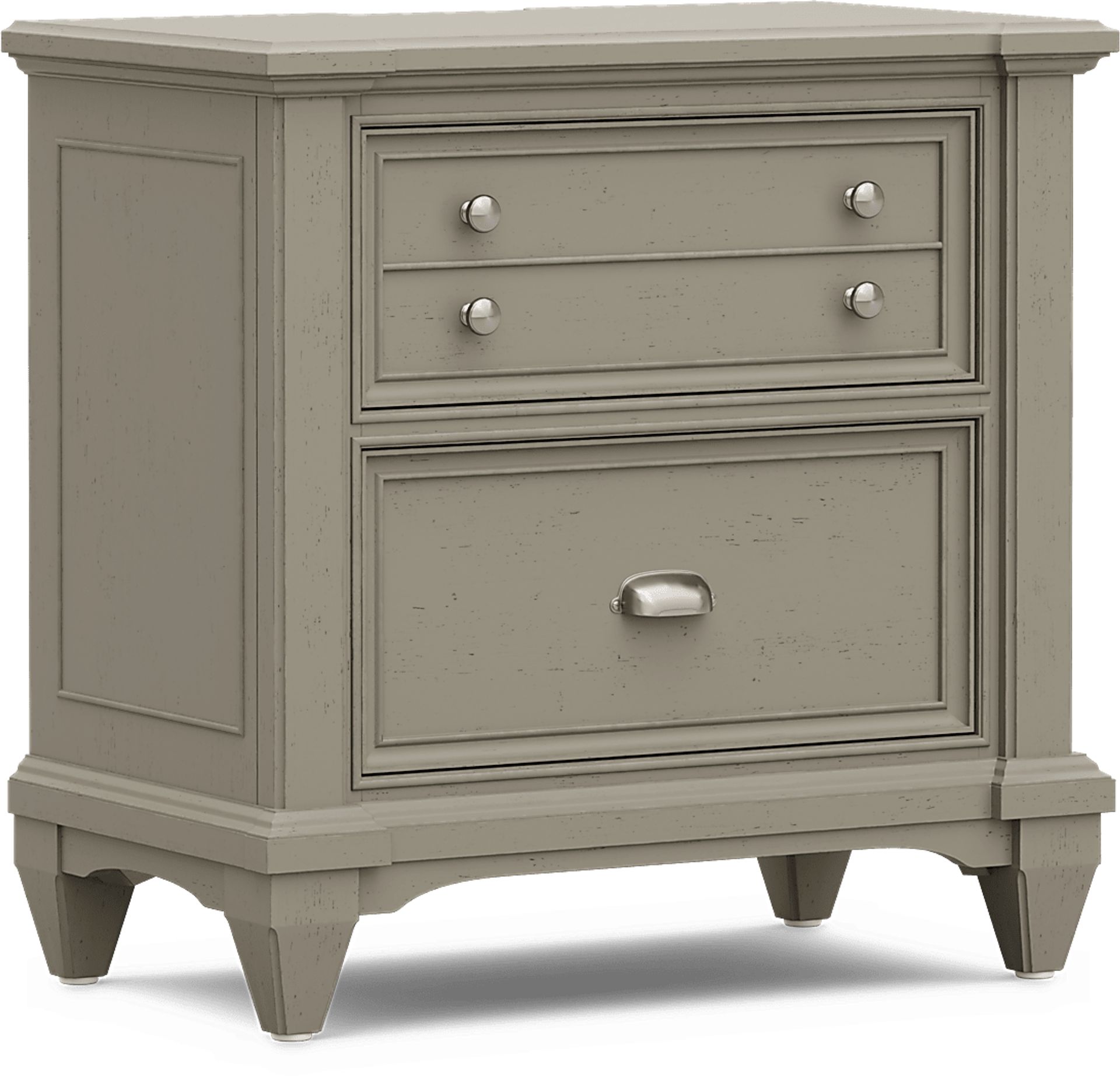 Hilton Head Gray 5 Pc King Panel Bedroom - Image 14