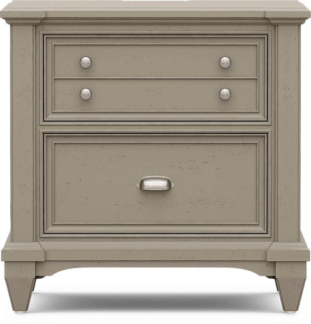 Hilton Head Gray Nightstand