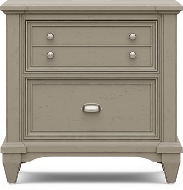 Hilton Head Gray Nightstand