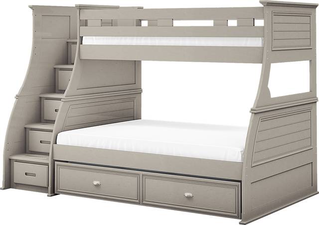 Hilton Head Gray Twin/Full Step Bunk - Thumbnail - Image 4