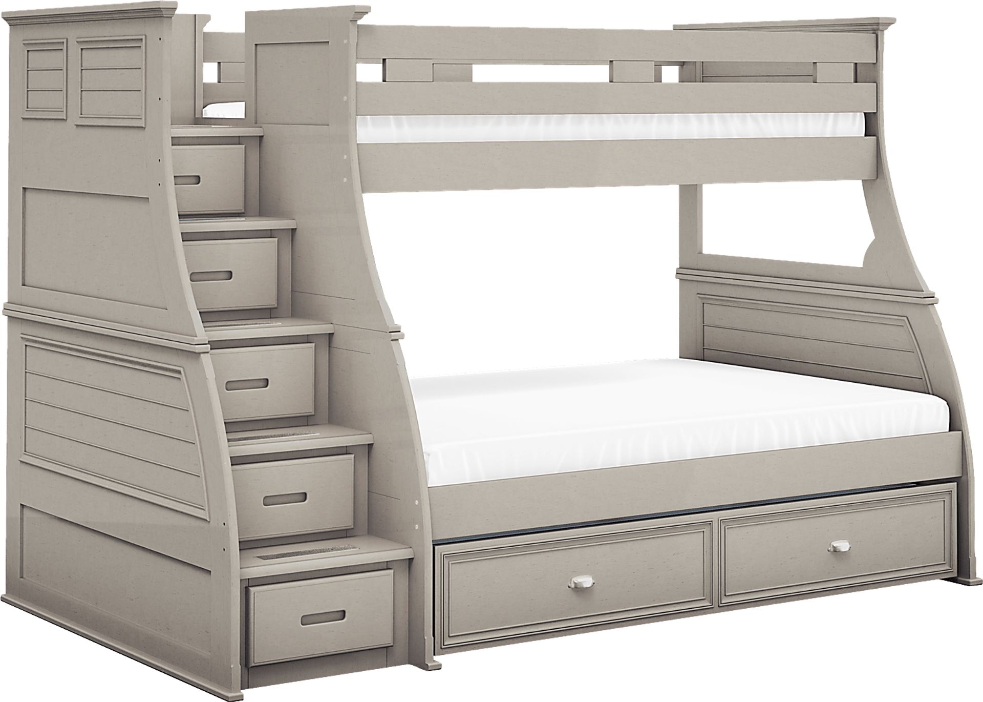 Hilton Head Gray Twin/Full Step Bunk - Image 5