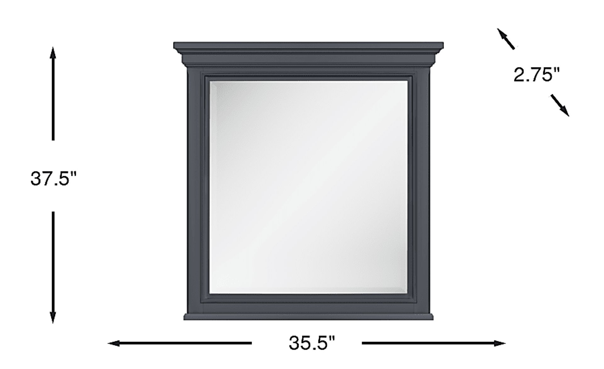 Dimension Image. Please refer to the Dimension Tab on this page for dimension details.