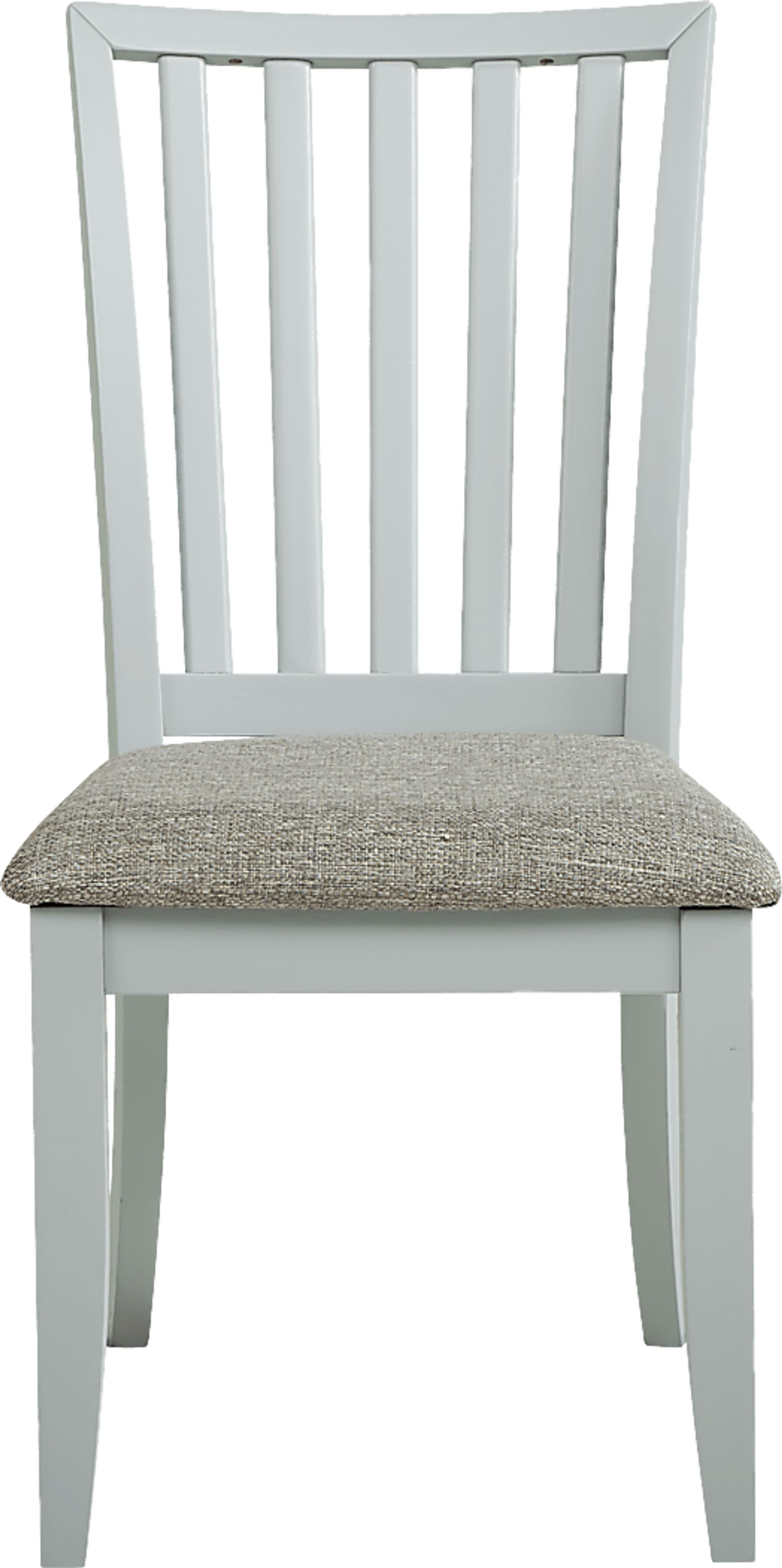 Hilton Head White 5 Pc Trestle Dining Room with Mint Chairs - Image 5