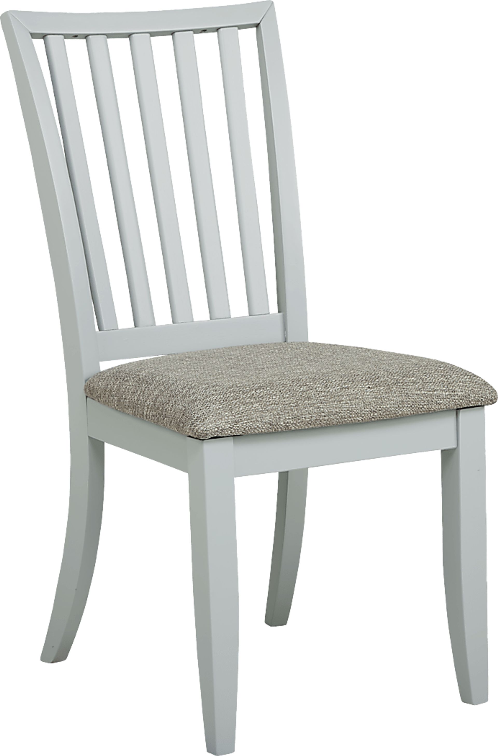 Hilton Head White 5 Pc Trestle Dining Room with Mint Chairs - Image 4