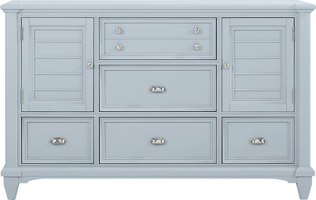 Hilton Head Mint 7 Pc Queen Storage Bedroom - Thumbnail - Image 3
