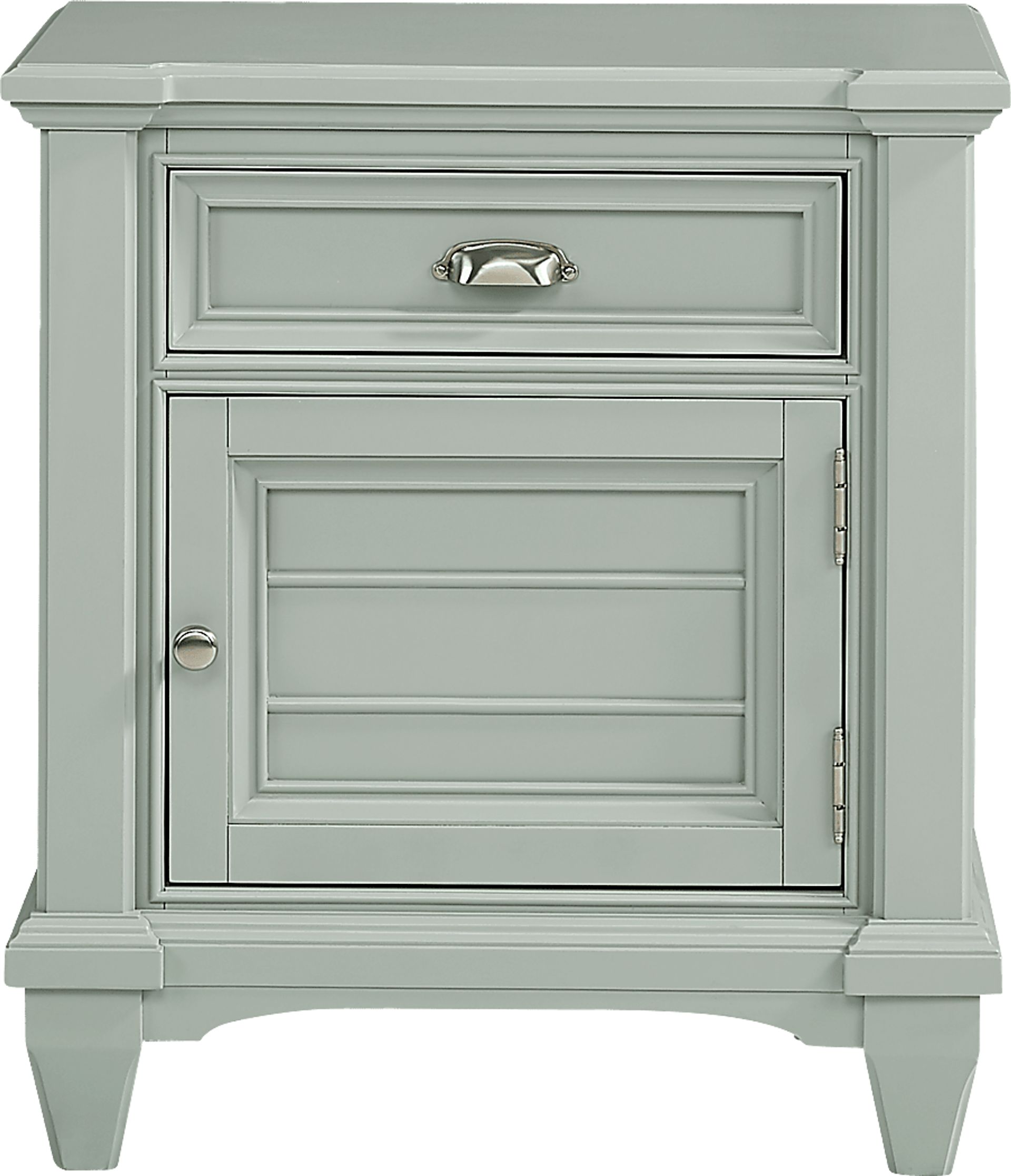 Hilton Head Mint 7 Pc Queen Storage Bedroom - Image 4