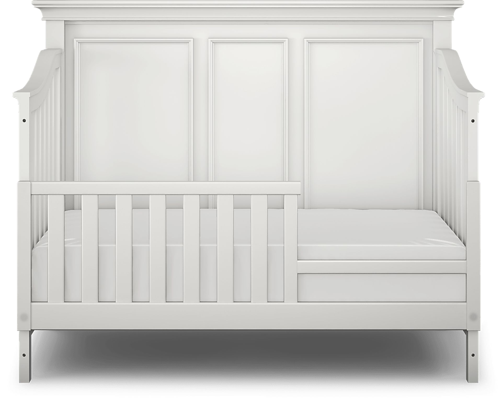 Hilton Head White 3 Pc Crib with Toddler and Full Conversion Rails - Image 5
