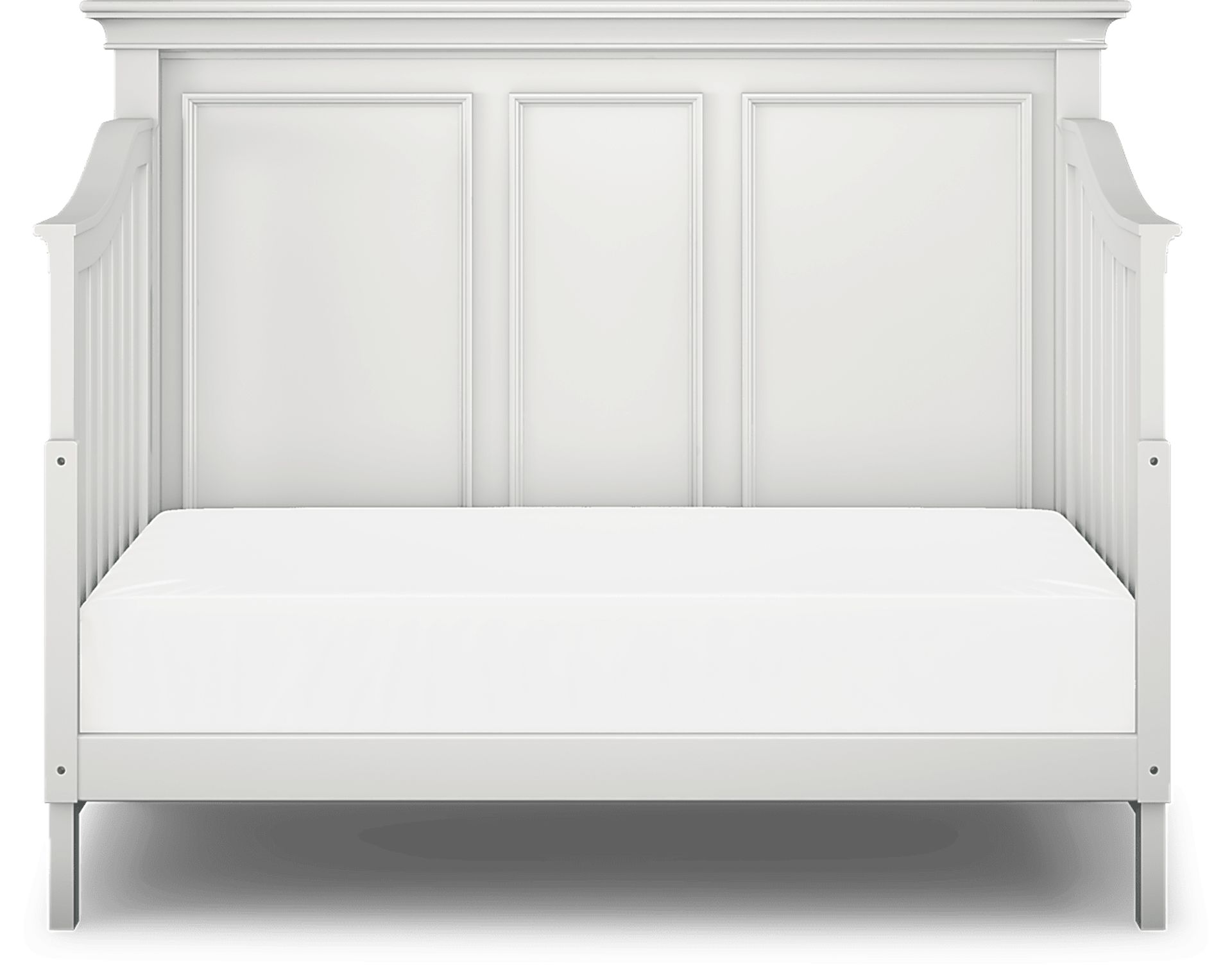 Hilton Head White 3 Pc Crib with Toddler and Full Conversion Rails - Image 8