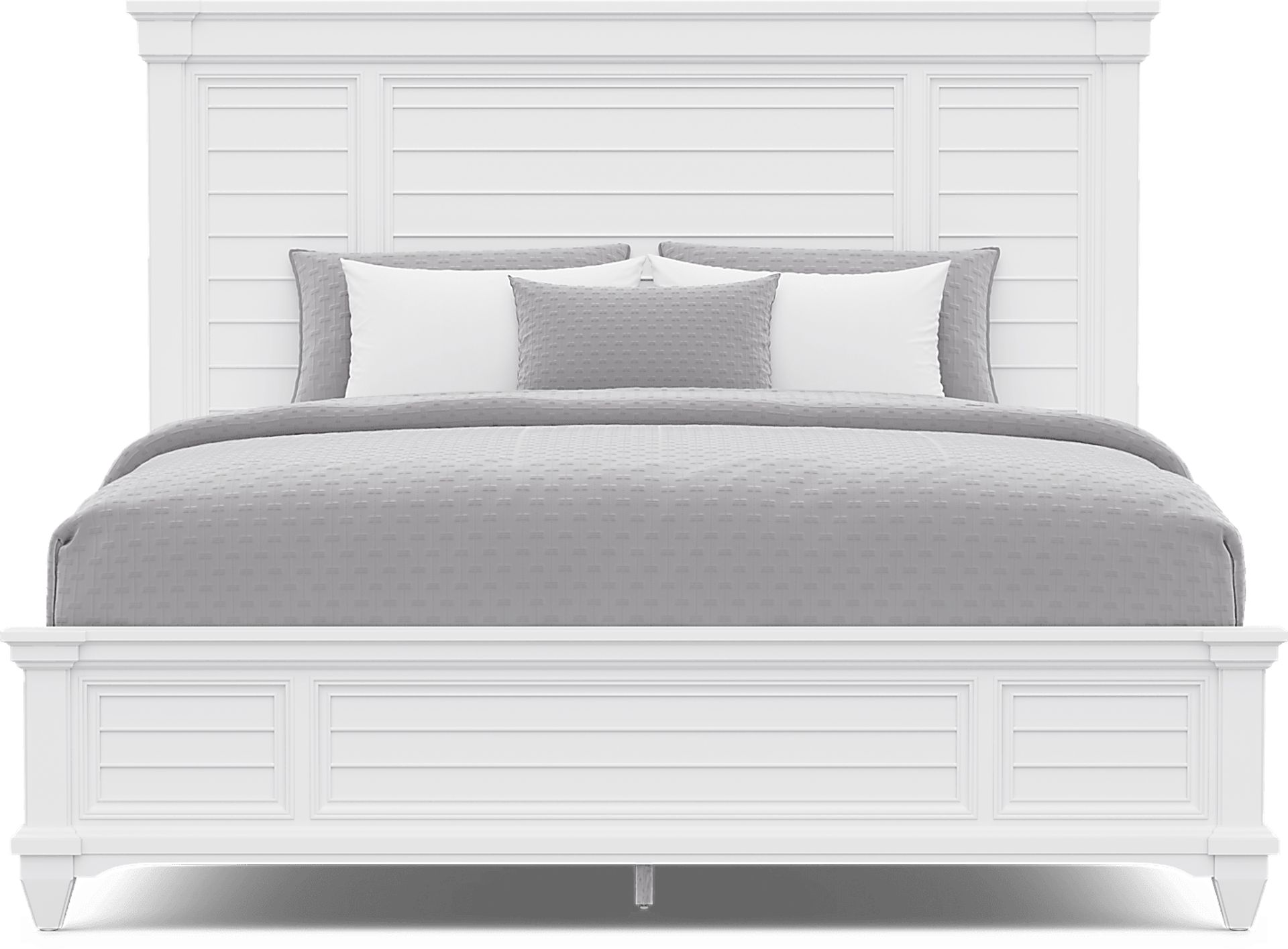 Hilton Head White 5 Pc King Storage Bedroom - Image 5