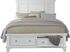 Hilton Head White 5 Pc Queen Storage Bedroom