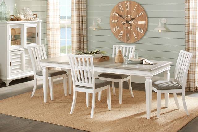 Hilton Head White 5 Pc Dining Room - Thumbnail - Image 1