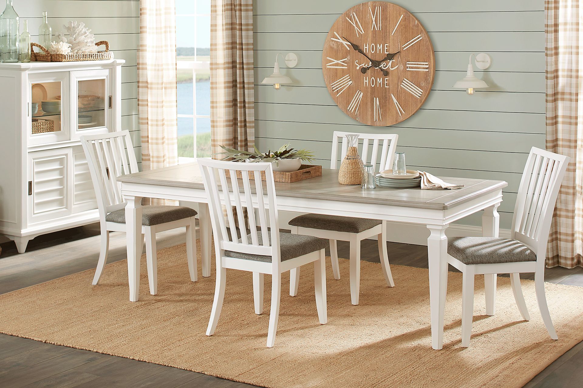 Hilton Head White 5 Pc Dining Room - Image 1
