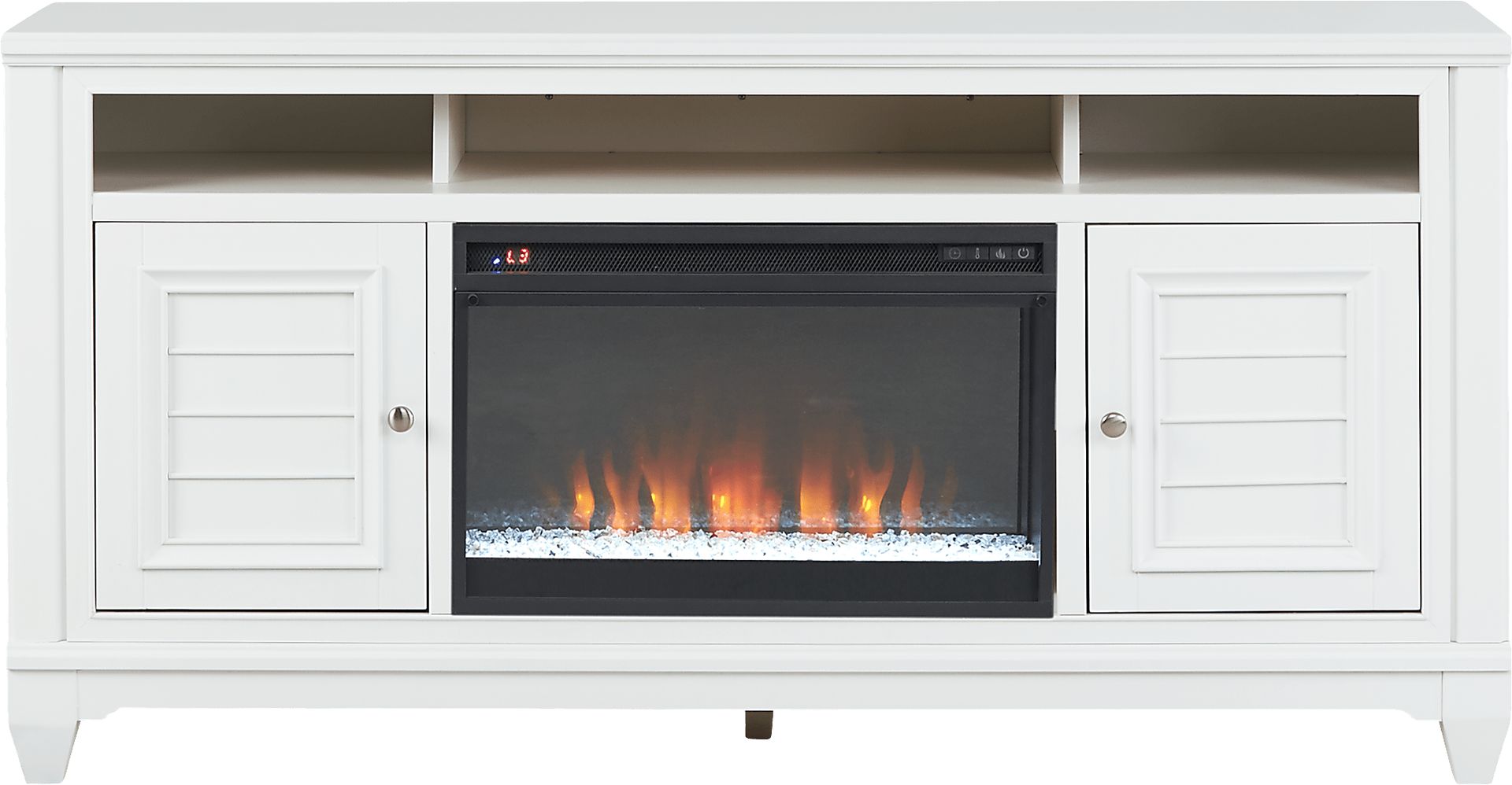 Hetton tv stand with woebegotten fireplace