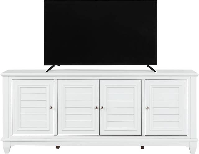 Hilton Head White 84 in. Credenza - Thumbnail - Image 2