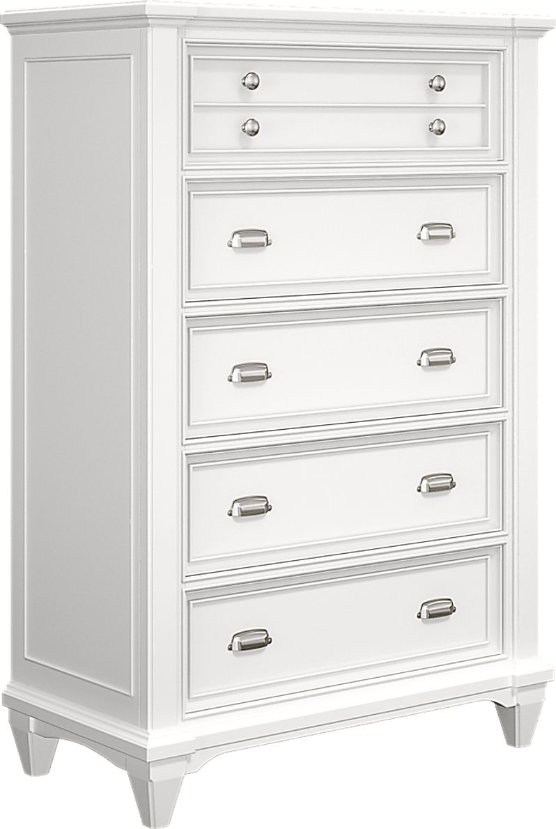 Hilton Head White 5 Pc King Panel Bedroom Rooms To Go