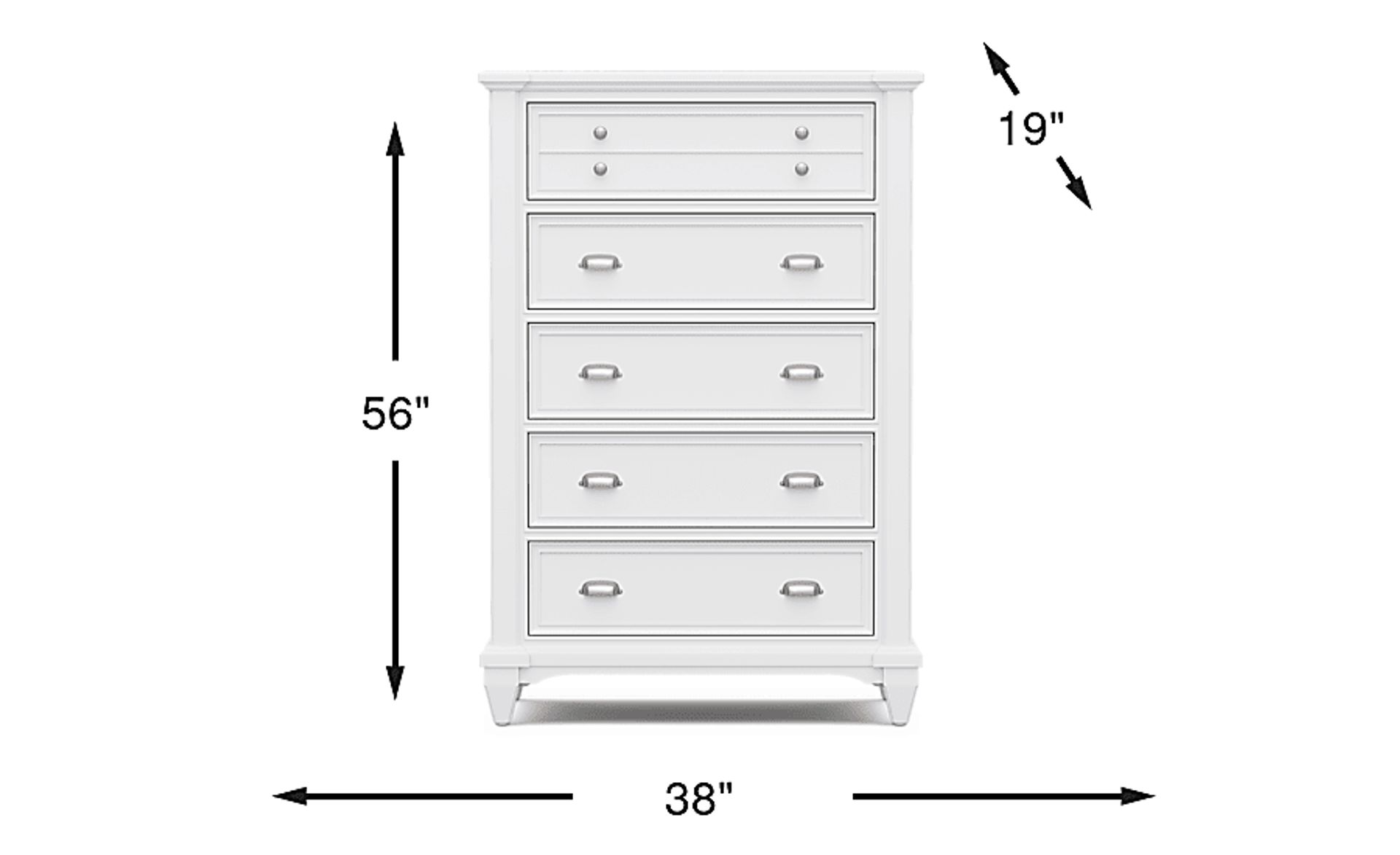 Dimension Image. Please refer to the Dimension Tab on this page for dimension details.