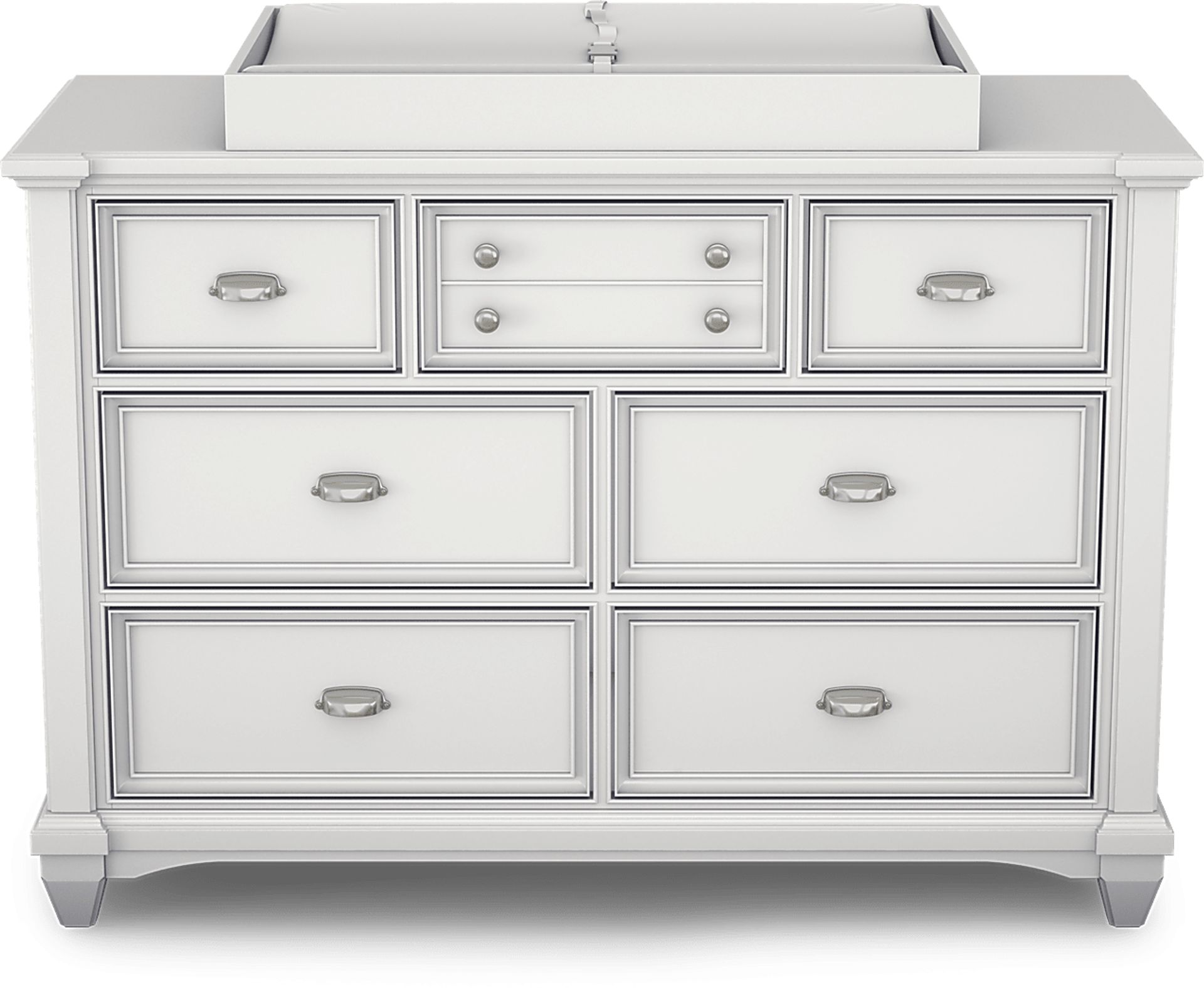 Hilton Head White 4 Pc Nursery - Image 9