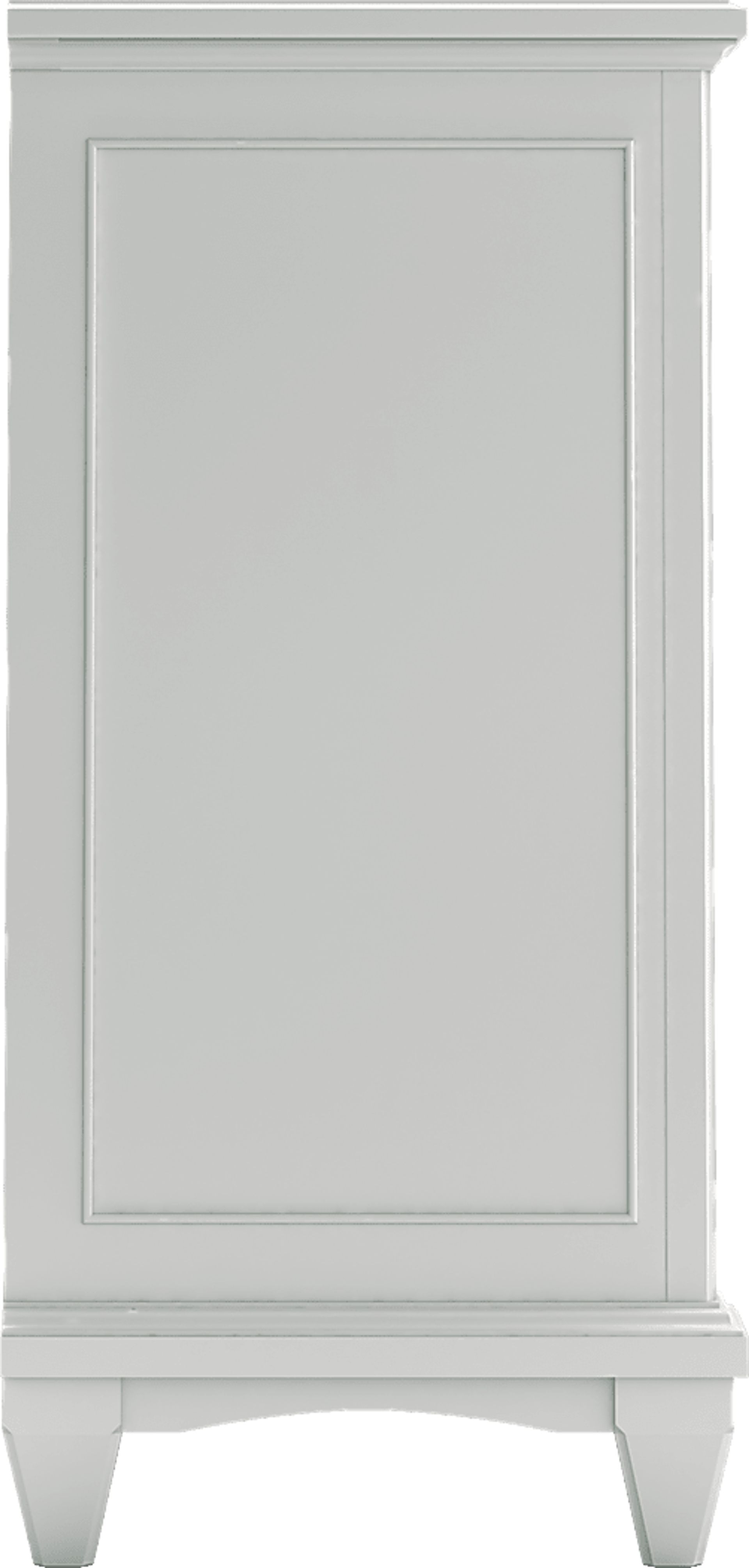 Hilton Head White 7 Pc King Panel Bedroom - Image 7