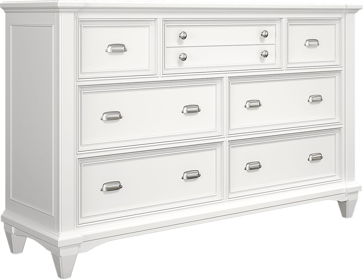 Hilton Head White 8 Pc King Panel Bedroom Rooms To Go