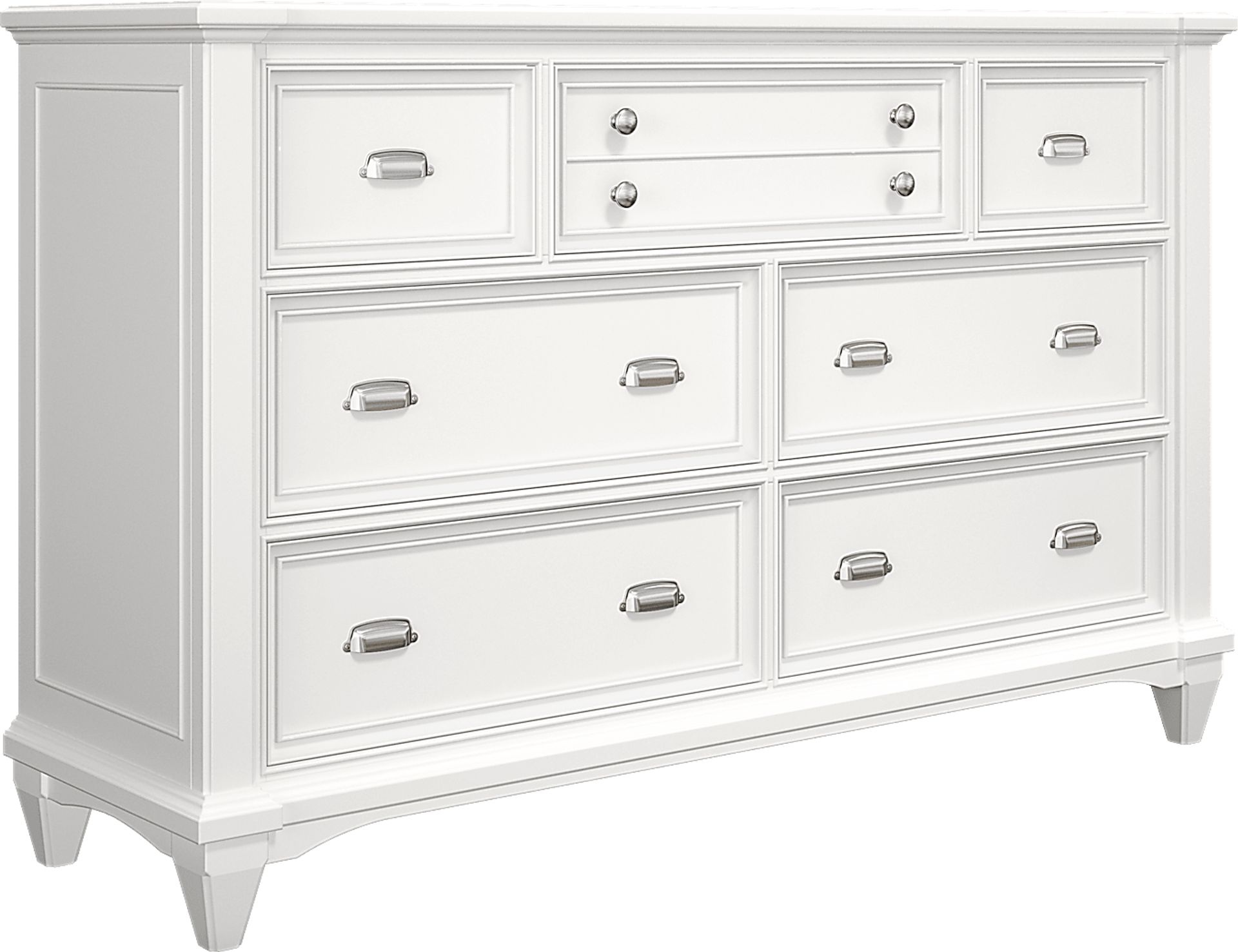 Hilton Head White 5 Pc Queen Storage Bedroom - Image 9