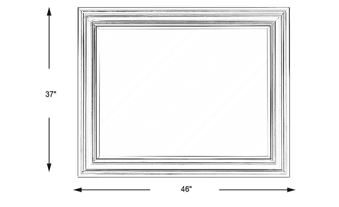 Hilton Head White Mirror