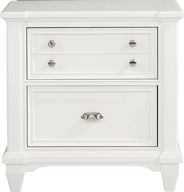Hilton Head White 7 Pc King Storage Bedroom - Thumbnail - Image 7