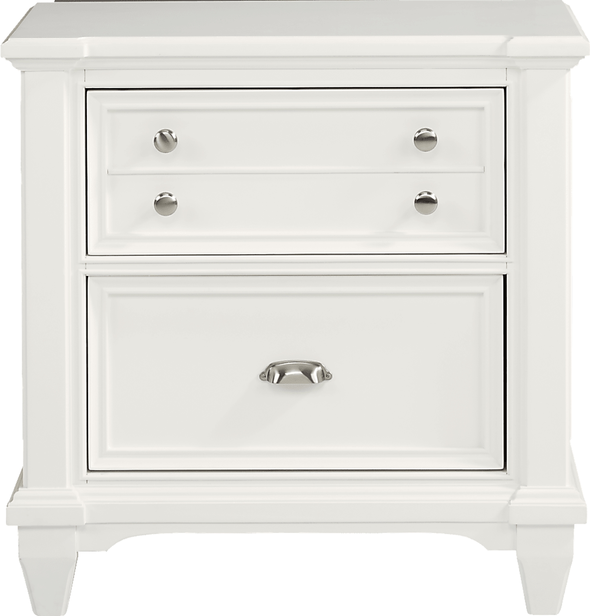 white nightstand