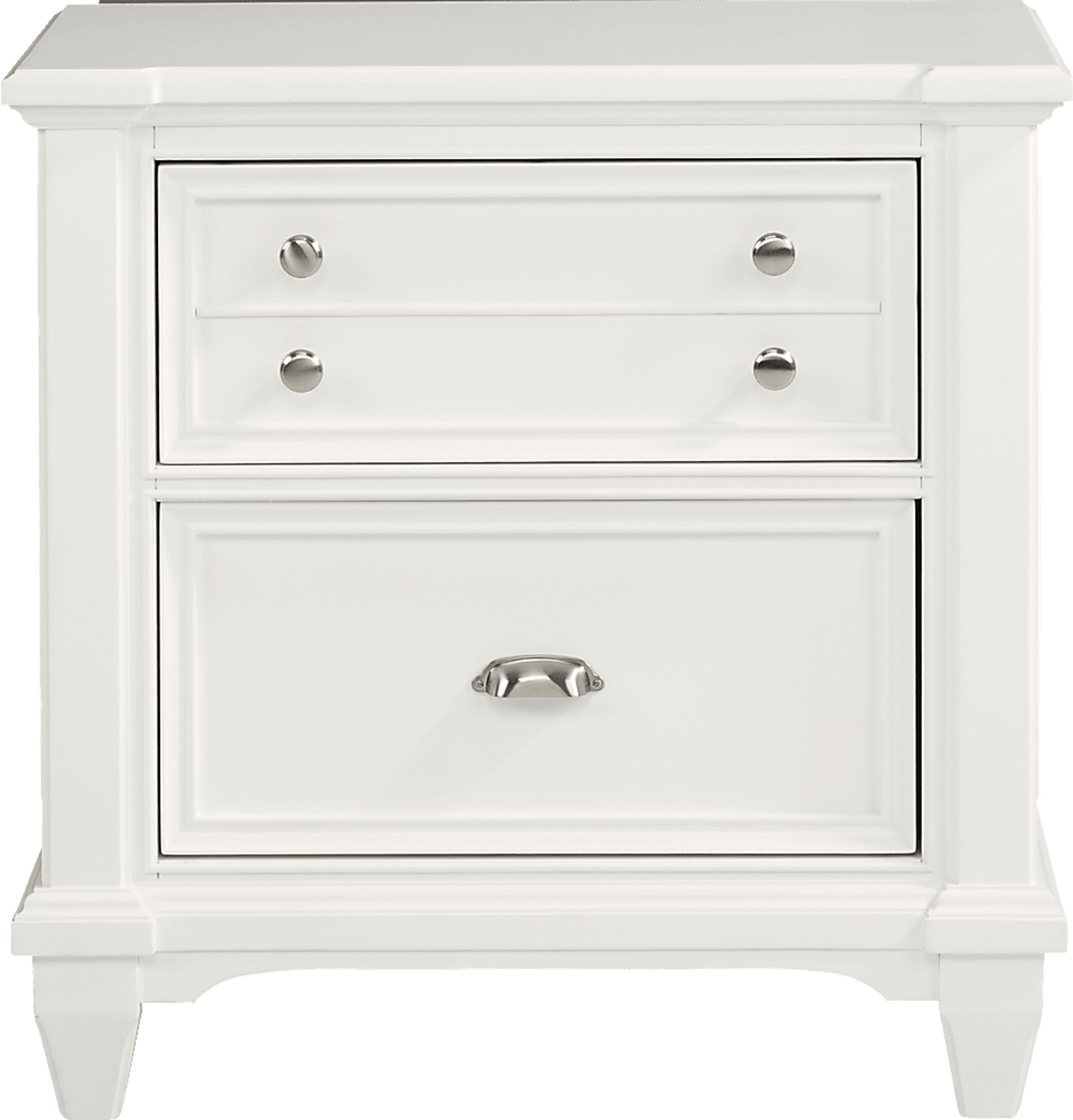 Hilton Head White 7 Pc King Panel Bedroom - Image 5