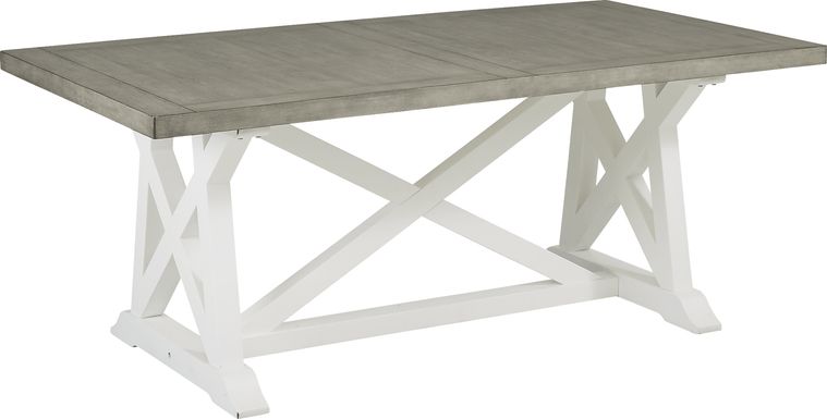 Hilton Head White Trestle Dining Table