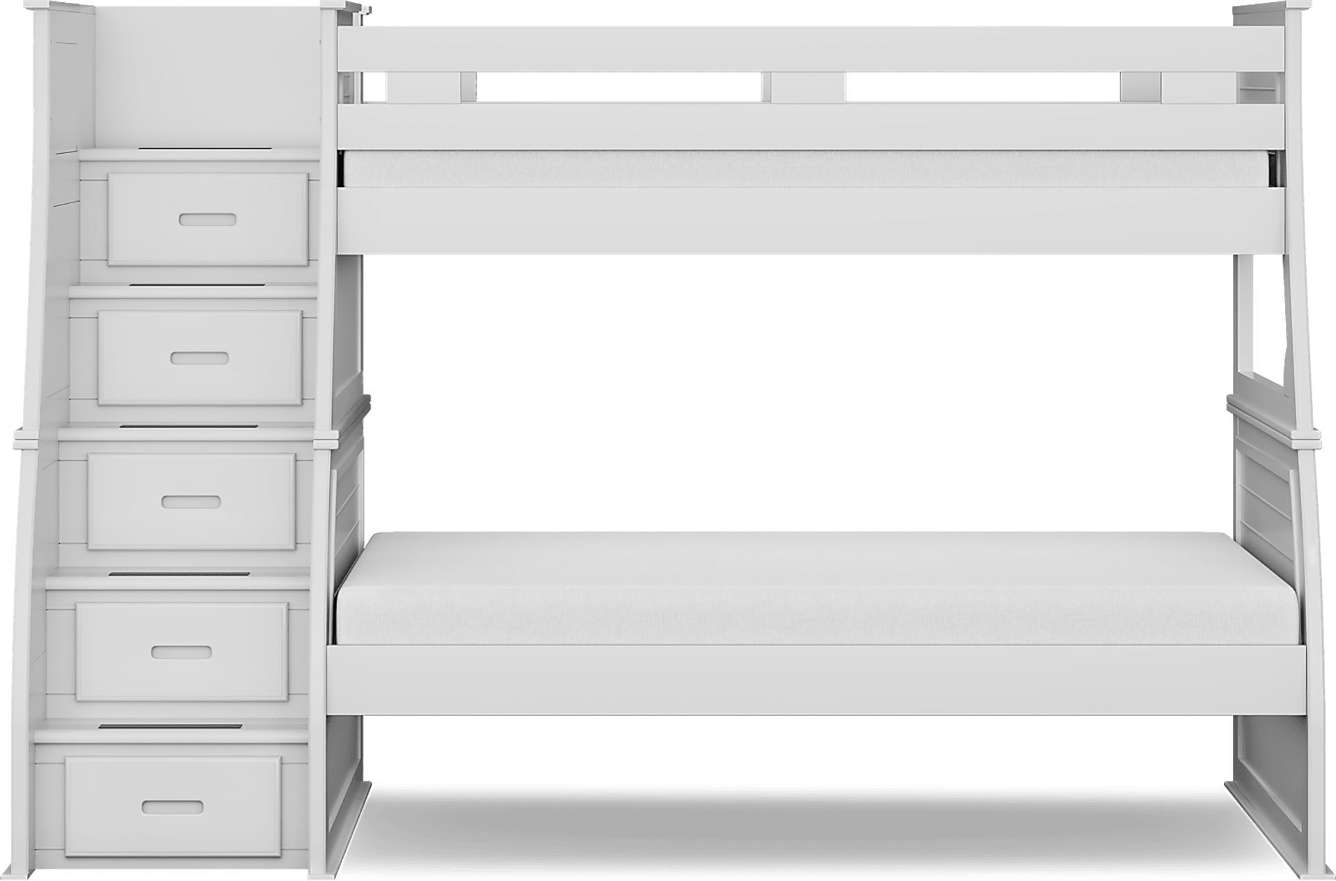 Hilton Head White Twin/Full Step Bunk - Image 3