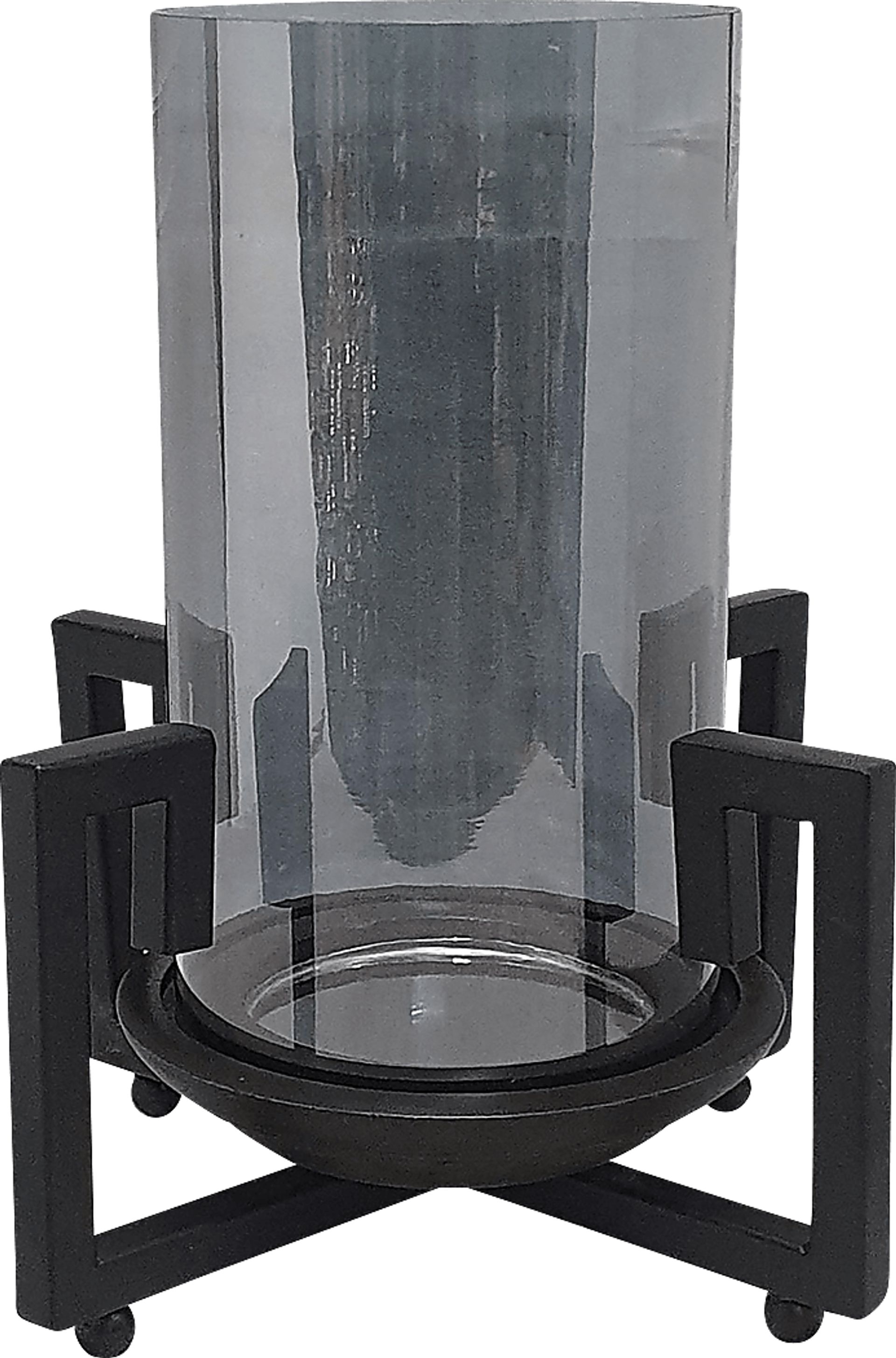Hilversum Gray Candle Holder - Image 1