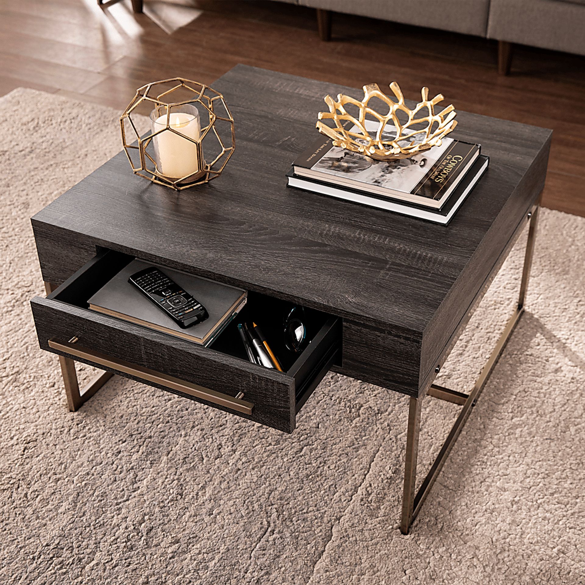 Hilwill Black Cocktail Table - Image 3