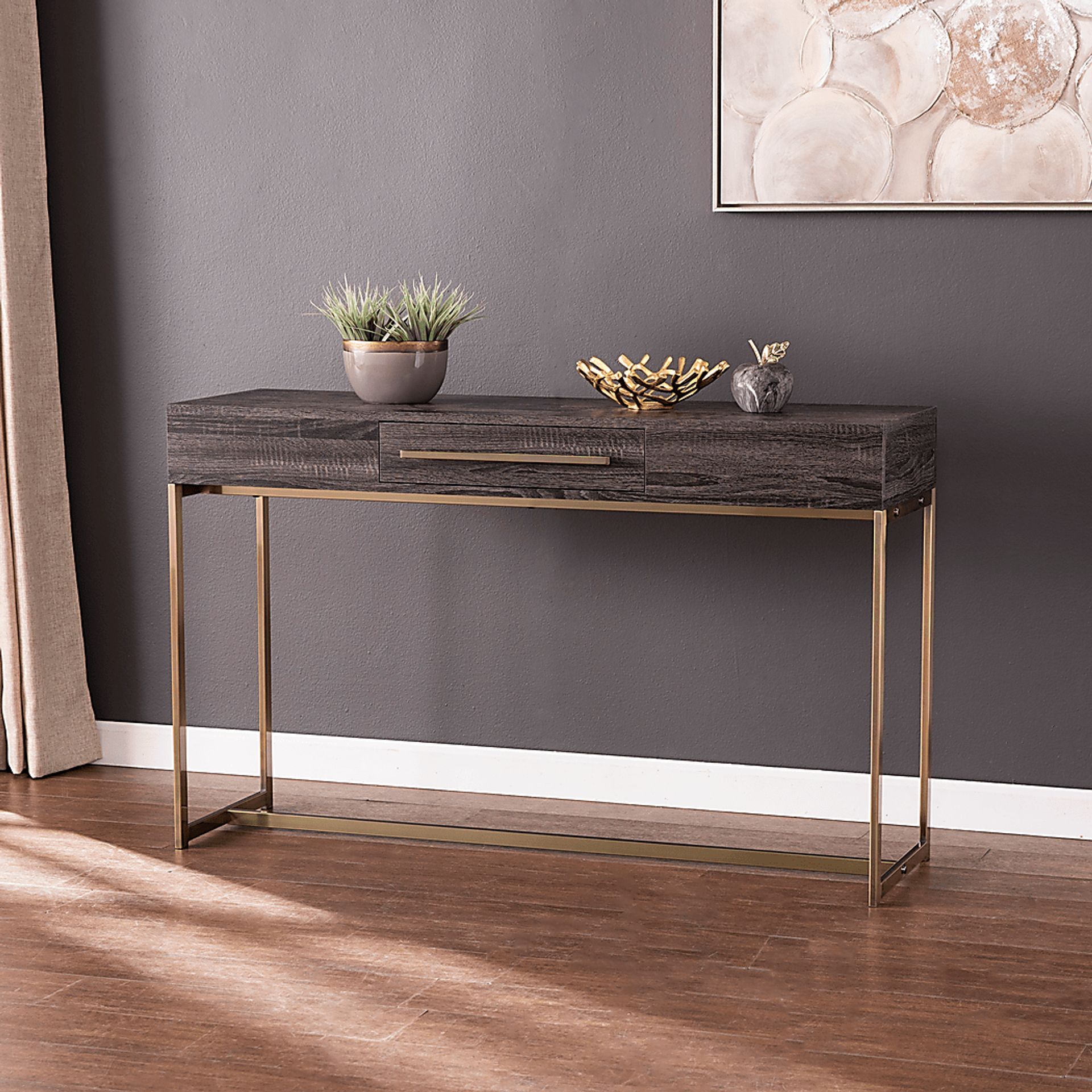 Hilwill Black Sofa Table - Image 4
