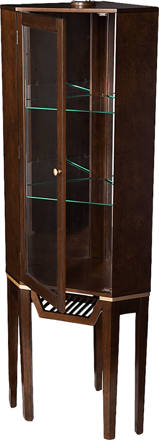 Hilwin Brown Bar Cabinet - Thumbnail - Image 2
