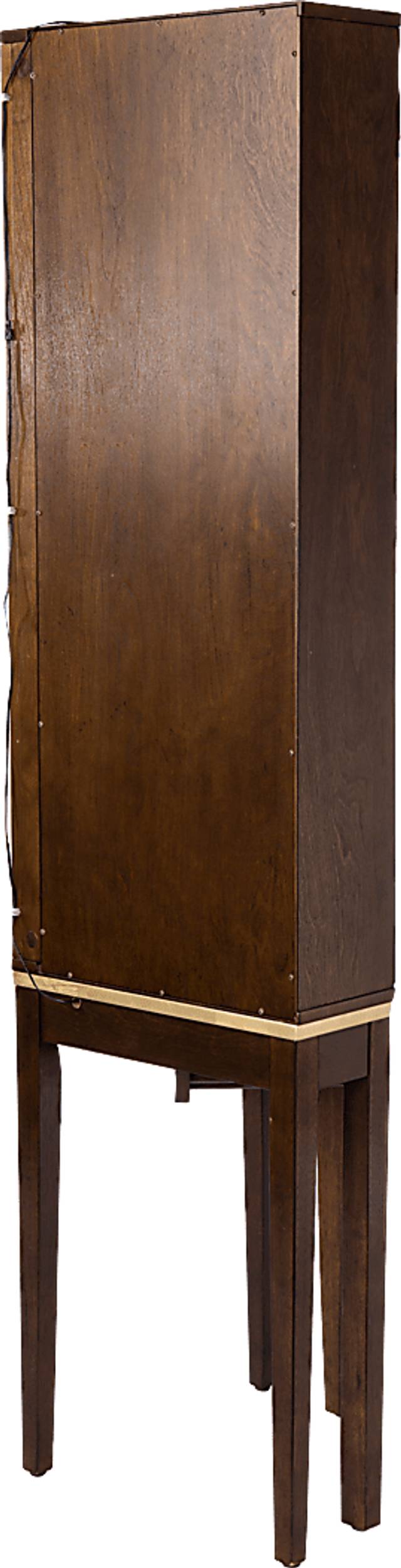 Hilwin Brown Bar Cabinet - Thumbnail - Image 3