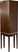 Hilwin Brown Bar Cabinet
