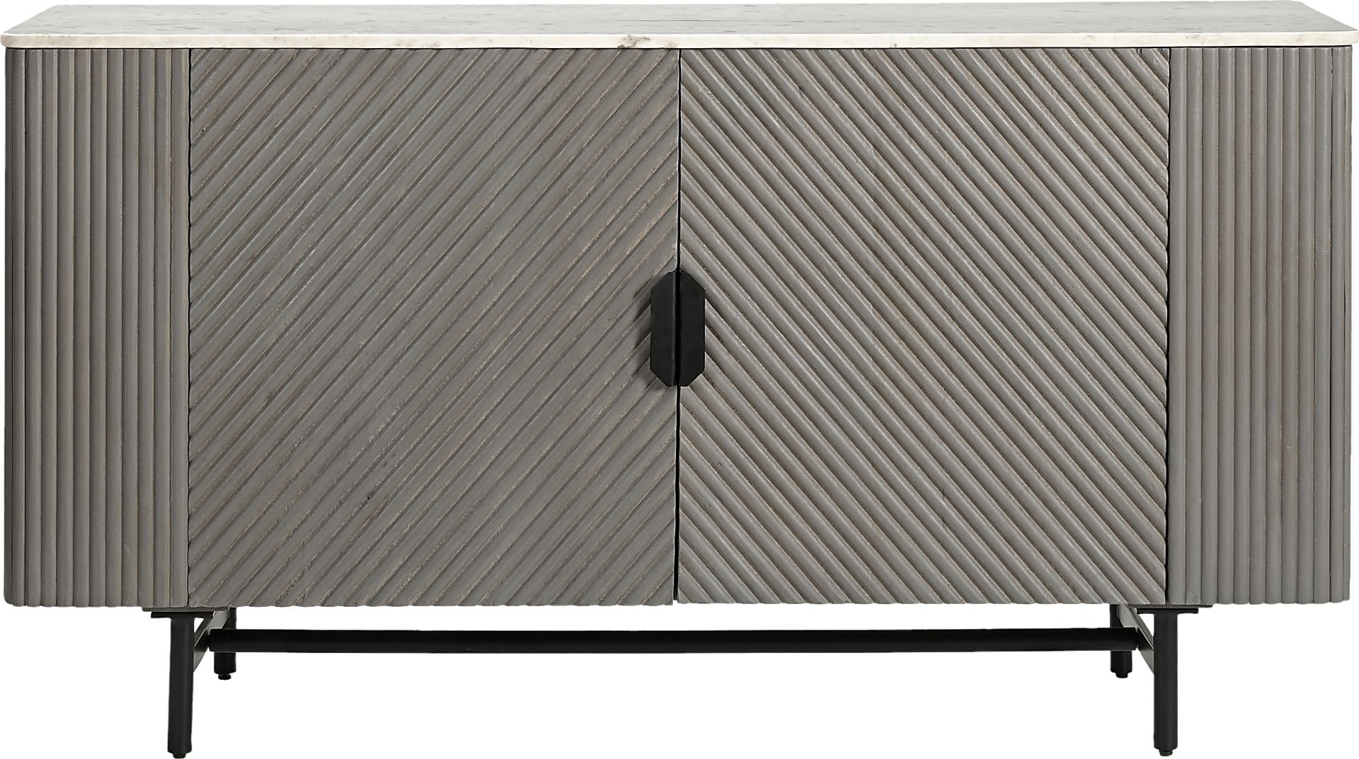 Hilyave Gray Credenza - Image 4