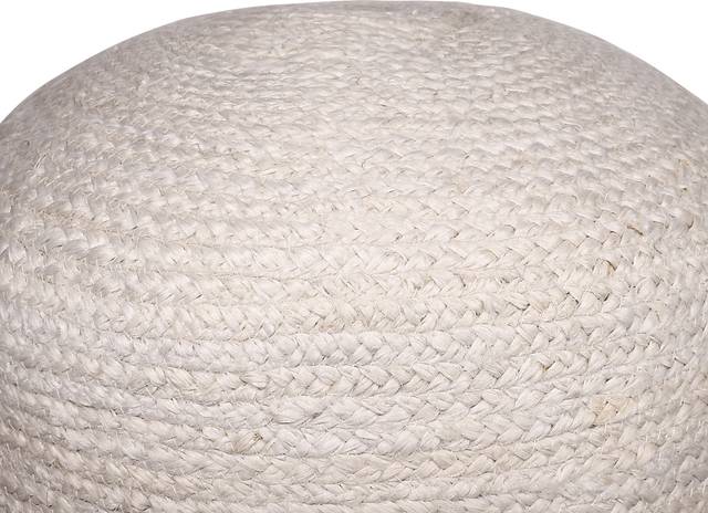 Himere White/Navy Pouf - Thumbnail - Image 4