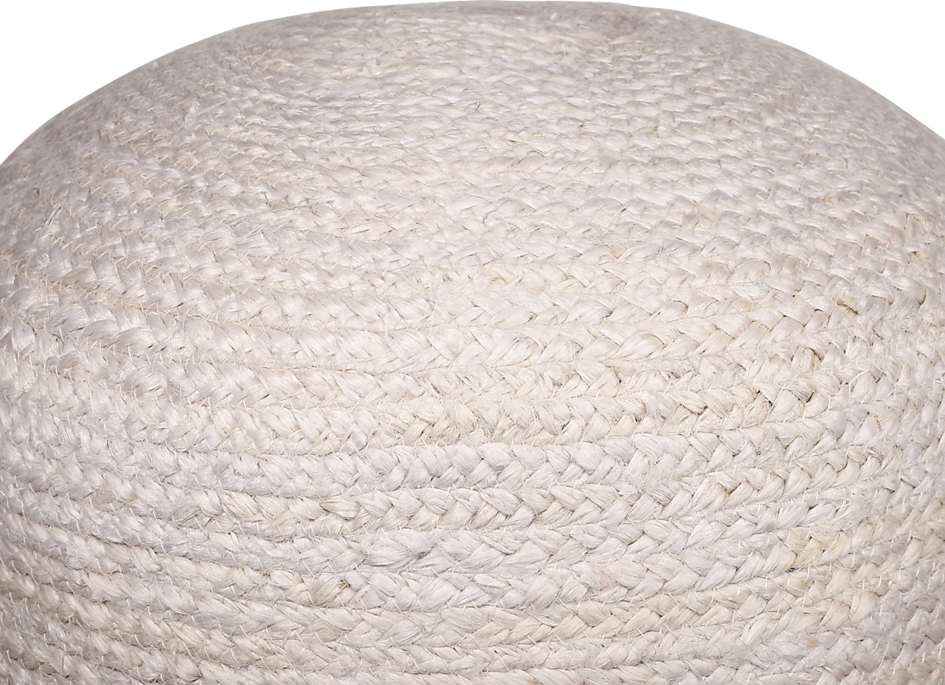 Himere White/Navy Pouf - Image 4