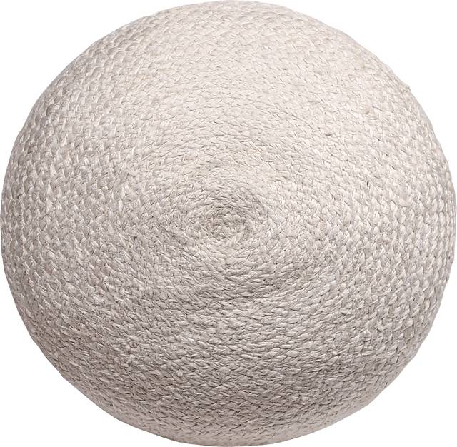 Himere White/Navy Pouf - Thumbnail - Image 5