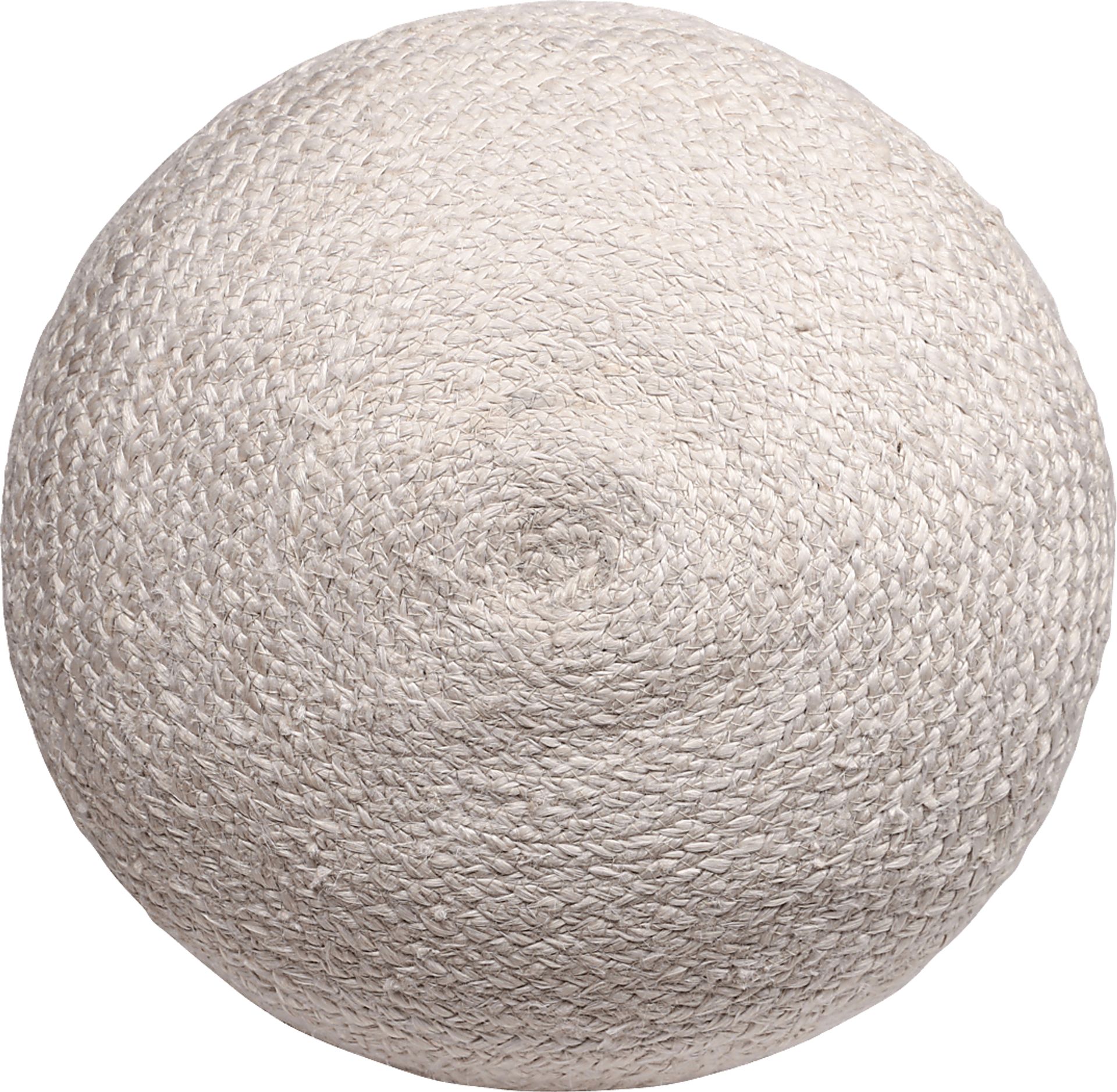 Himere White/Navy Pouf - Image 5