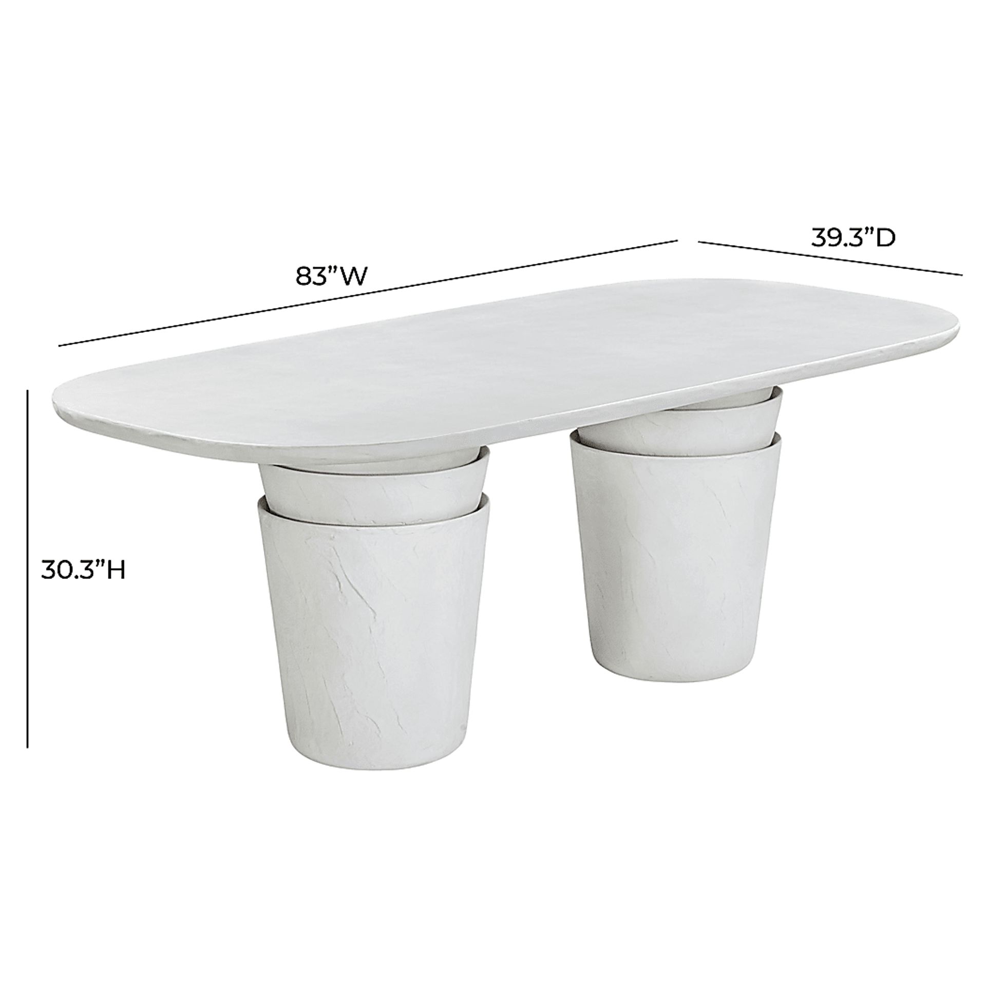 Himwich Light Gray Dining Table - Image 7