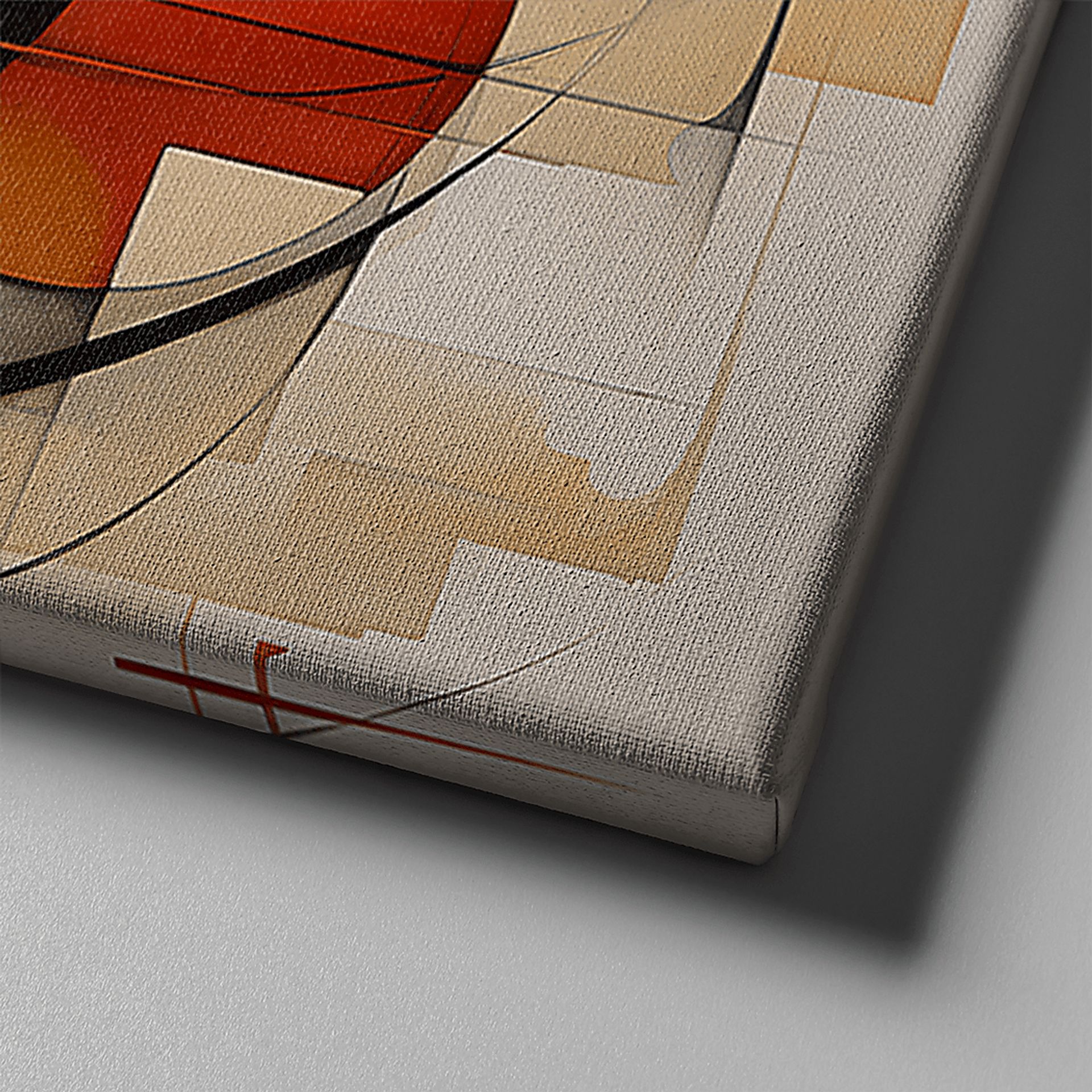 Hinchley Beige Artwork - Image 2