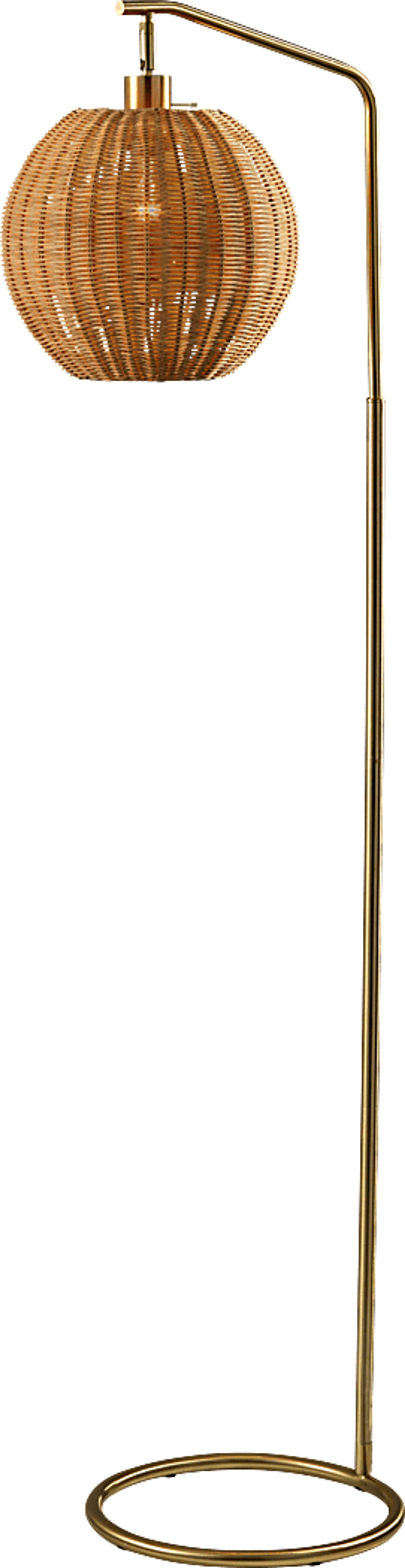 Hindle Valley Brass Floor Lamp - Image 1