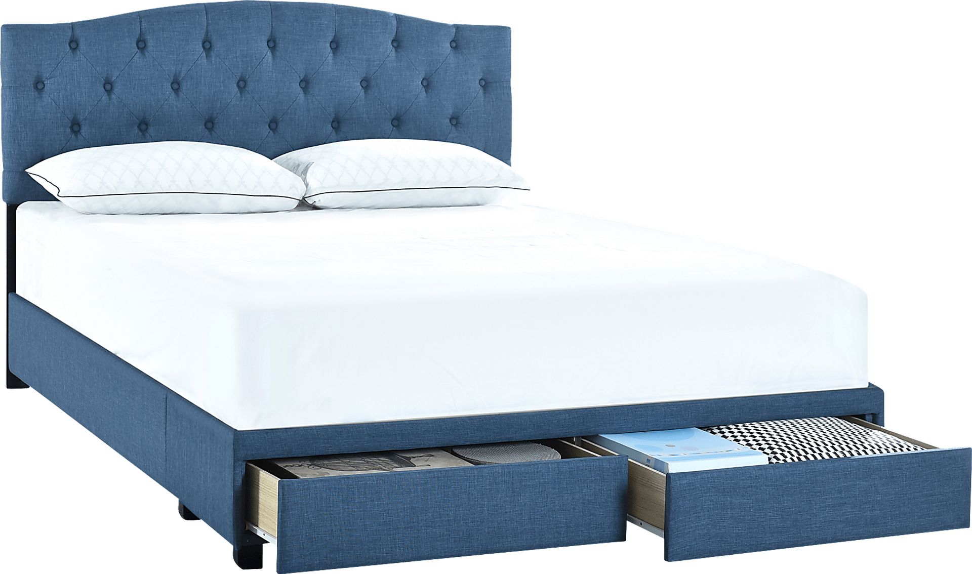 Hinesville Blue Queen Bed - Image 4