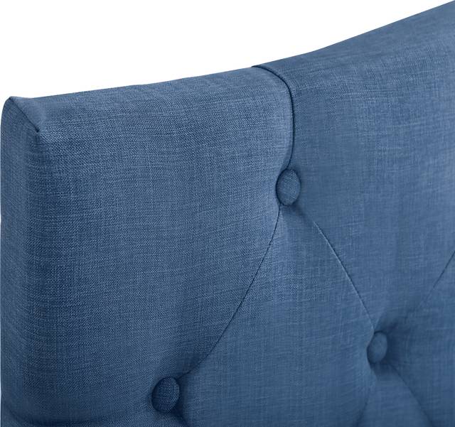 Hinesville Blue Queen Bed - Thumbnail - Image 7
