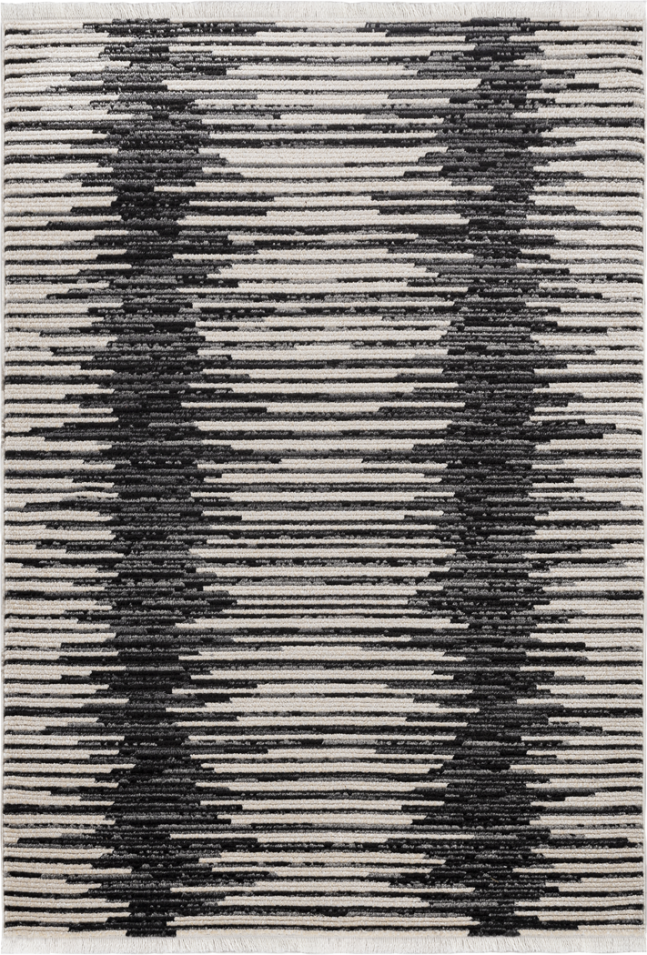 Hingram Black 7'10 x 10'1 Rug - Image 1