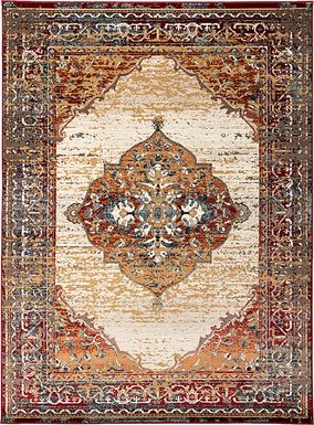 Hinher Red 5'1 x 7'6 Rug